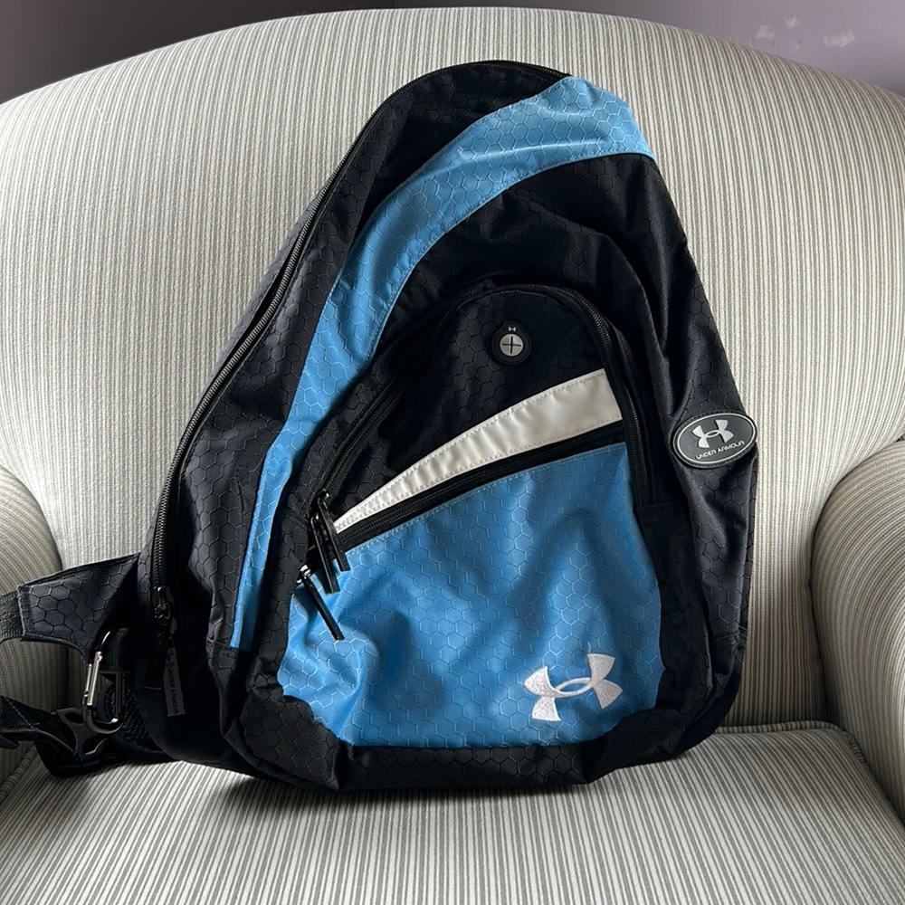 Under Armor sling backpack; padded back